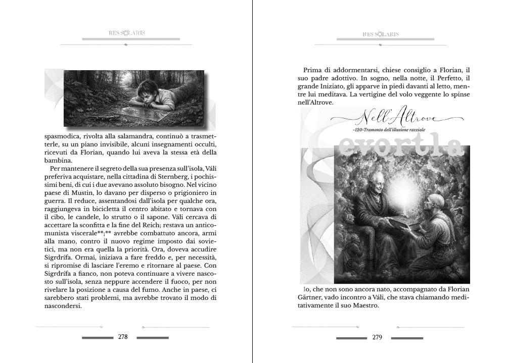 Il Dove e l’Altrove, volume II, pagine 278 e 279: Váli, Sigrdrífa e il Maestro nell’Altrove