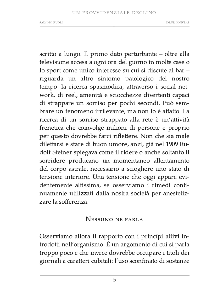 Salvino Ruoli, Un provvidenziale declino, pagina 5