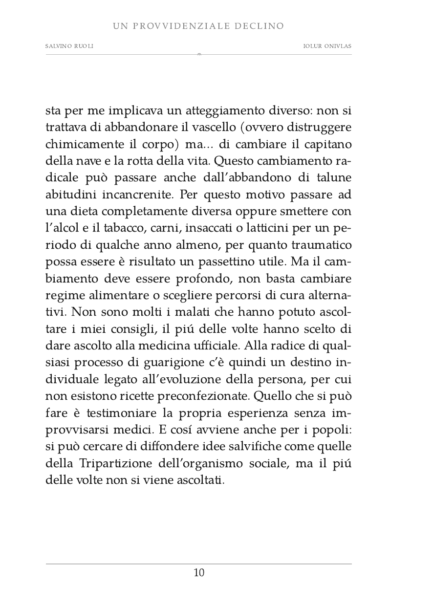 Salvino Ruoli, Un provvidenziale declino, pagina 10