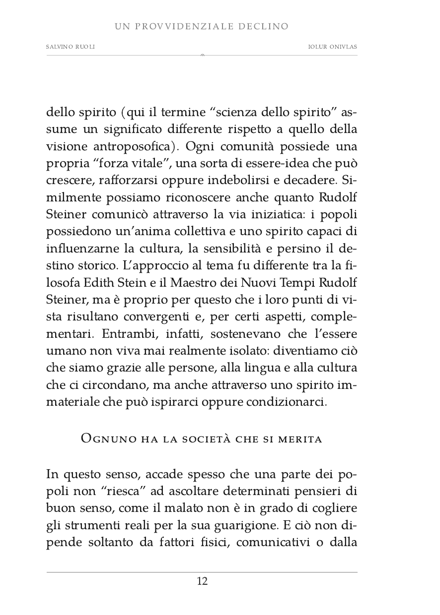 Salvino Ruoli, Un provvidenziale declino, pagina 12