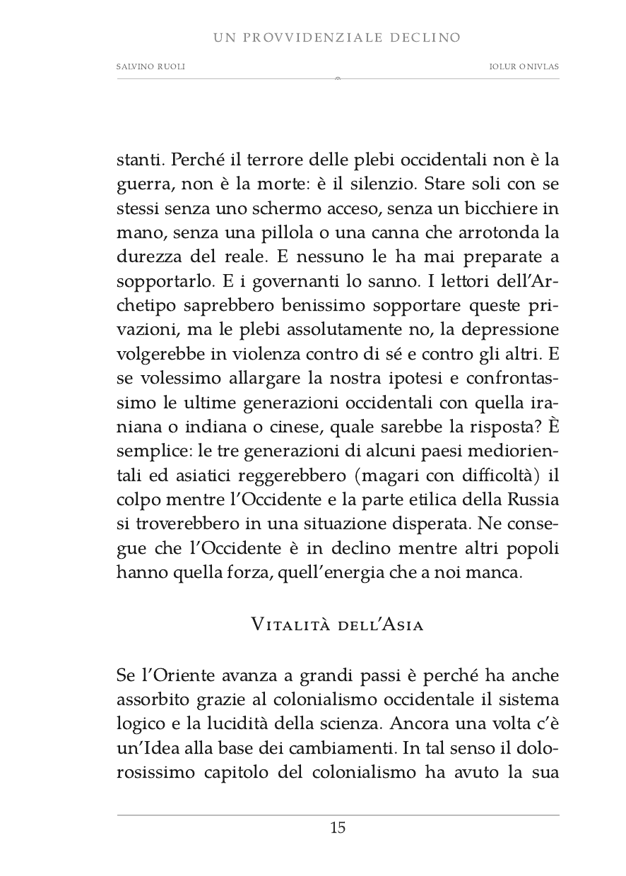 Salvino Ruoli, Un provvidenziale declino, pagina 15