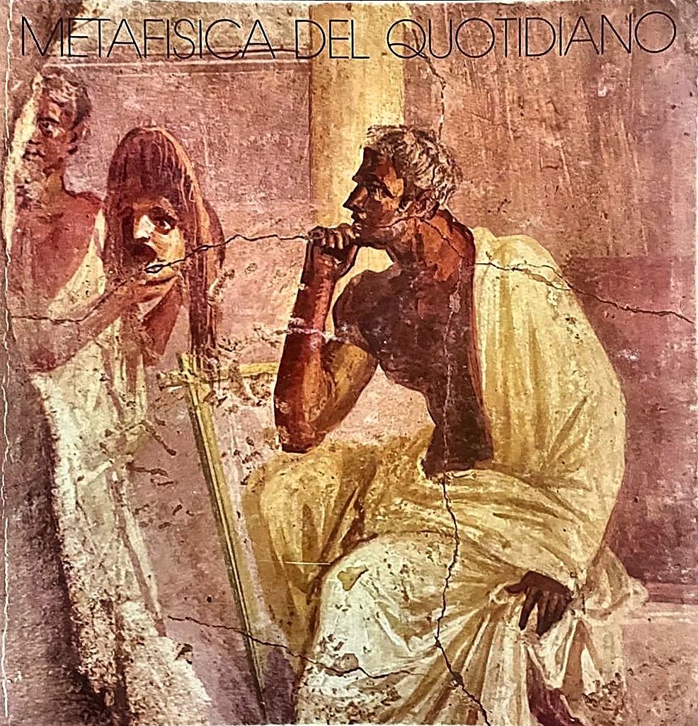 Copertina del catalogo Metafisica del quotidiano, 1978