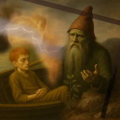 Illustrazione del canto 19–20: Una salute compromessa - L’incontro con il Grande Verde
